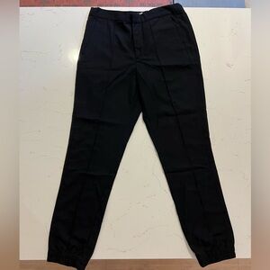 H&M Navy Blue Slim Fit Knickers Dress Pants